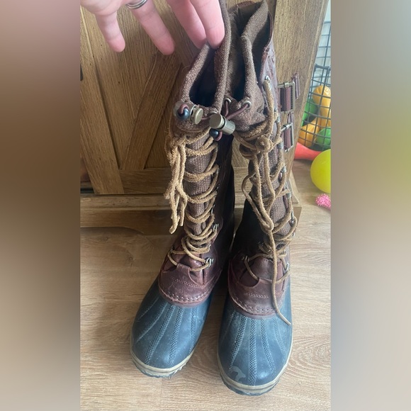 Womens sorrel lace up boots - Picture 1 of 5